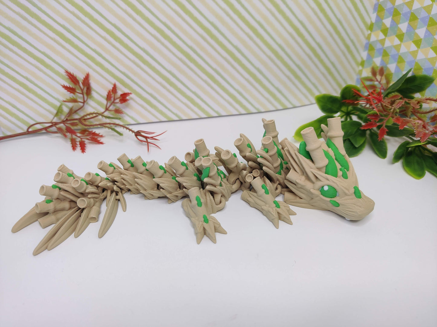 Baby Bamboo Dragon – 3D Printed Articulating Fidget Toy