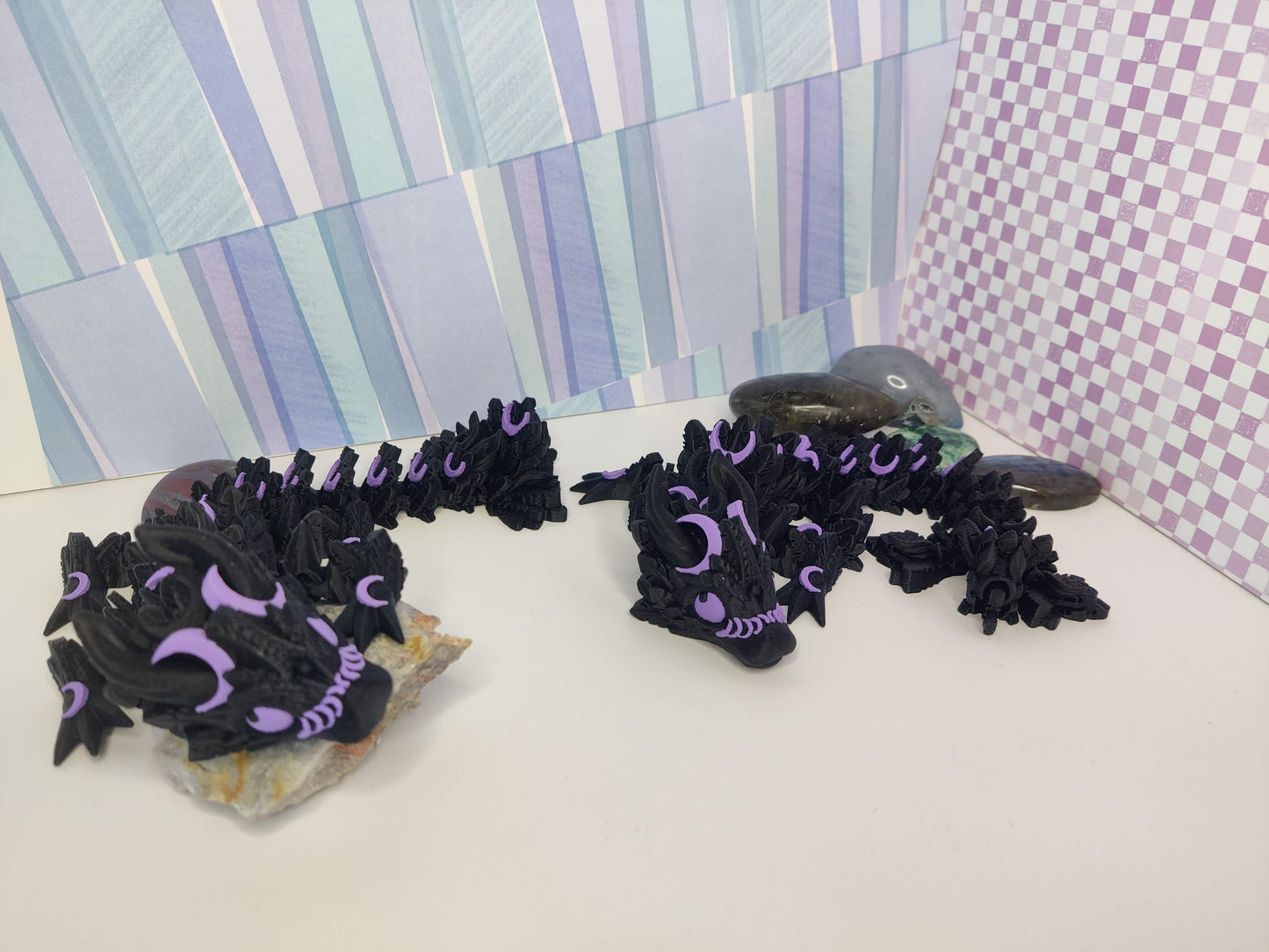 Baby Lunar Moon Dragon – 3D Printed Articulating Fidget Toy