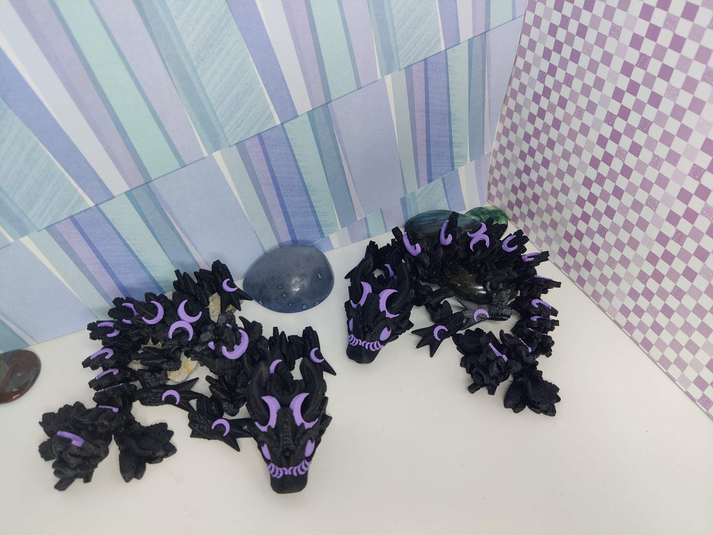 Baby Lunar Moon Dragon – 3D Printed Articulating Fidget Toy