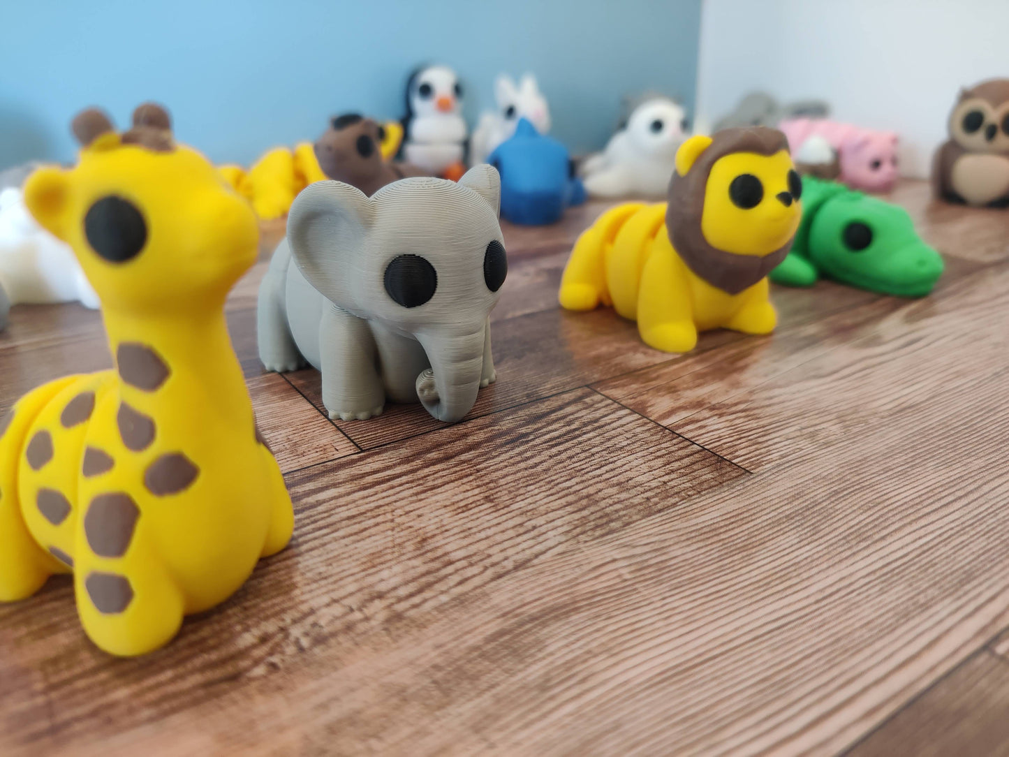 Mini Animals - 3D Printed Flexi Animals - Pocket Pets - Mystery Packs Available