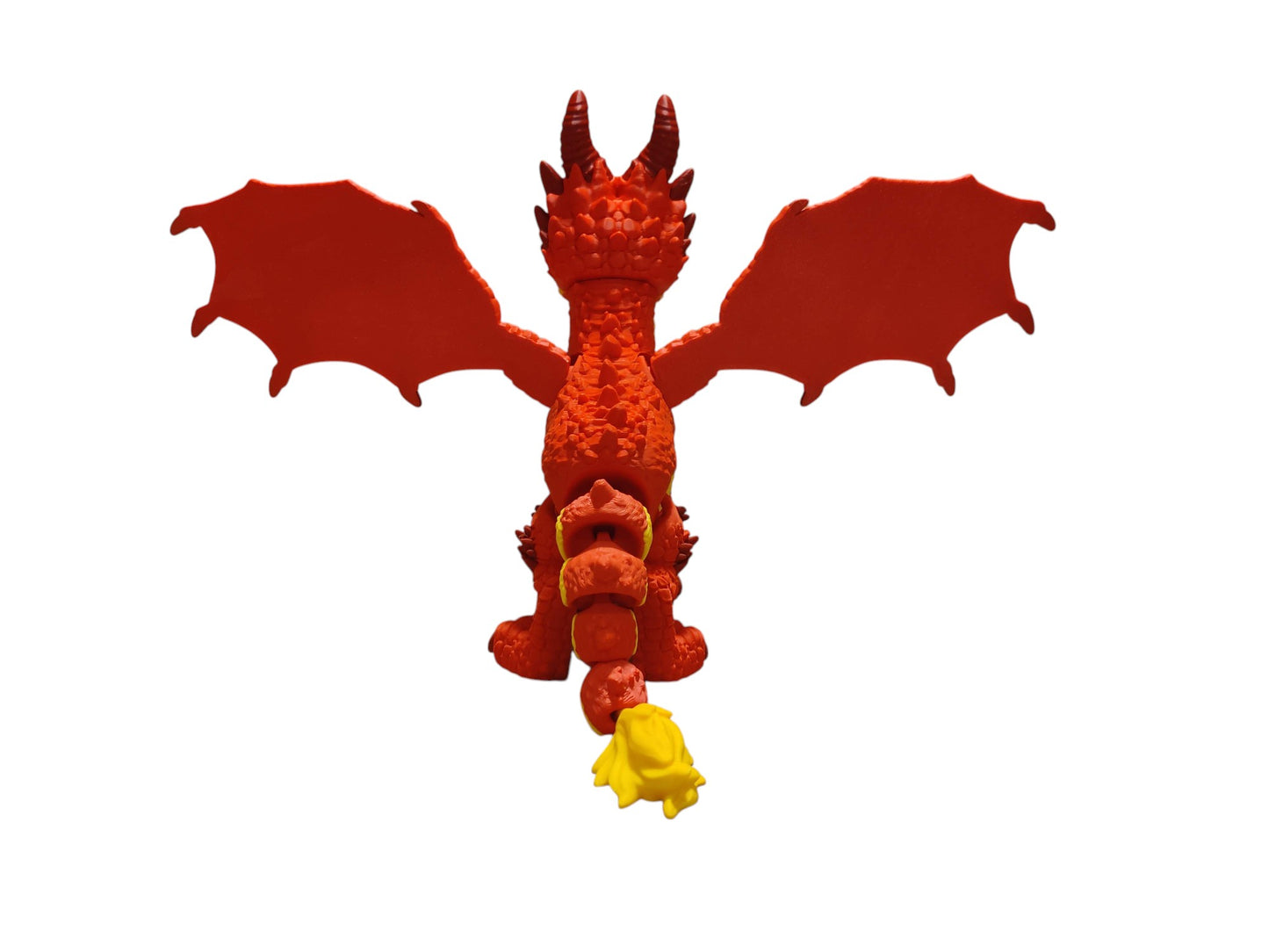 Fire Dragon - 3D Printed Articulating Decoration