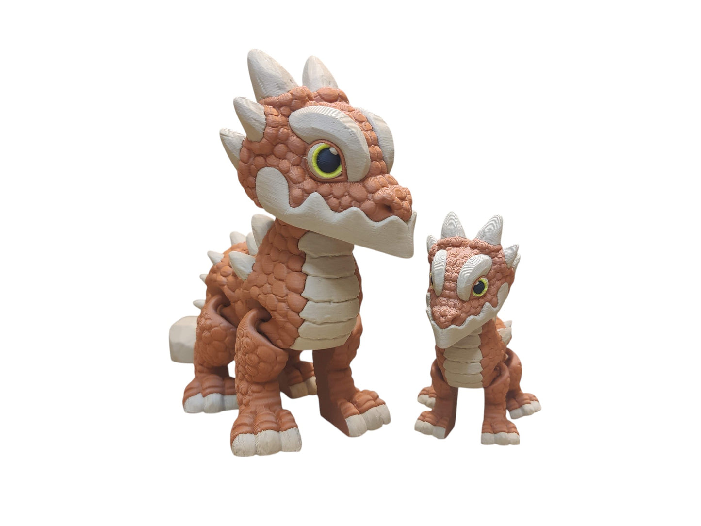 Earth Dragon - 3D Printed Articulating Decoration