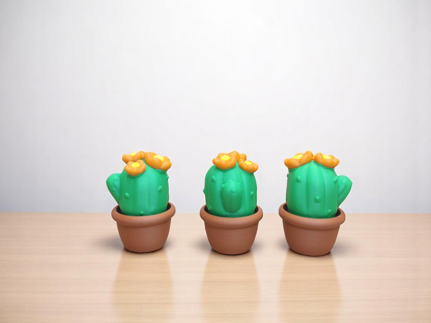 Cactus Clicker Fidget Toy – 3D Printed Sensory Stress Relief Toy – Kawaii Desk Toy Gift