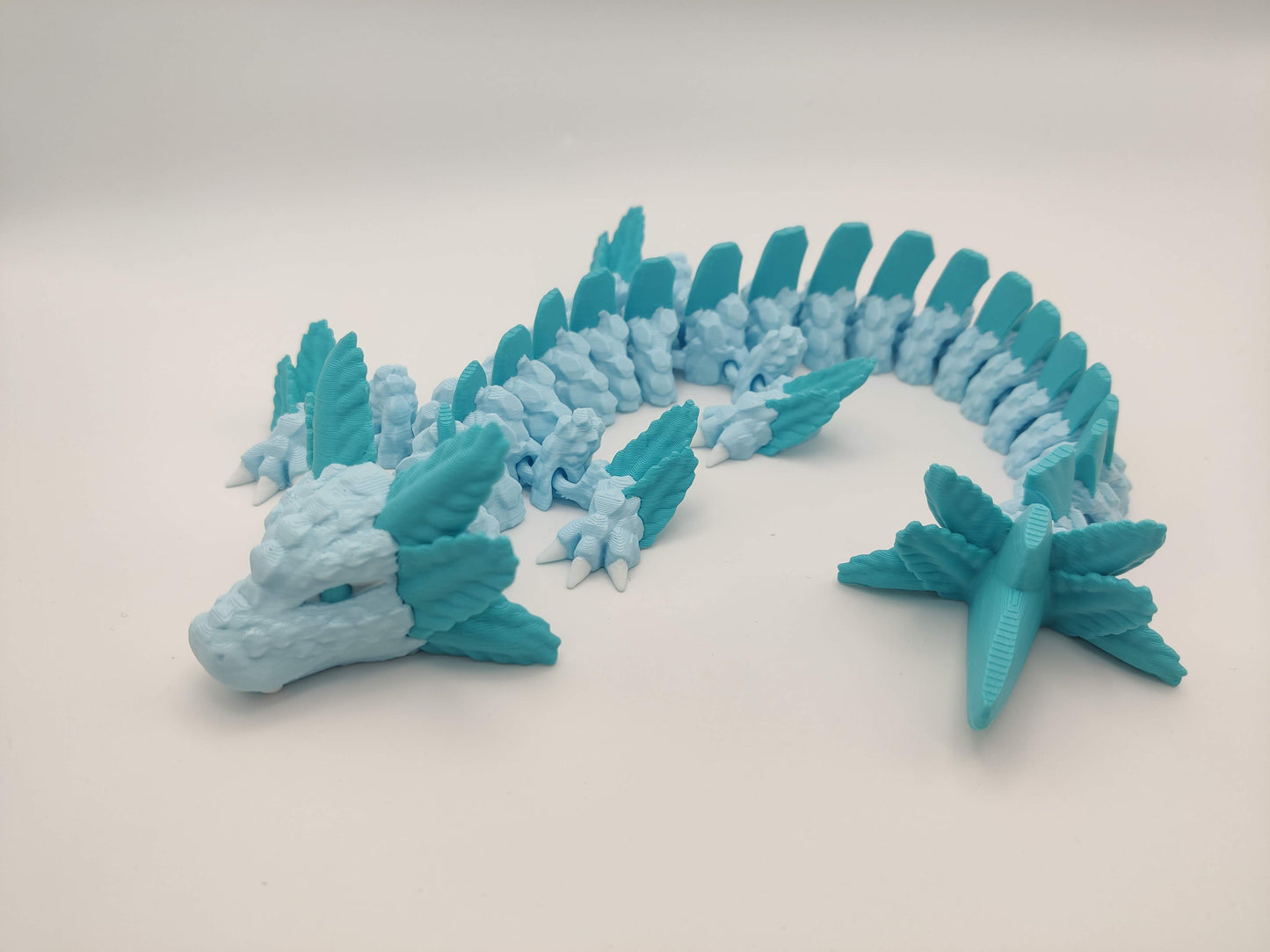 13" Axolotl Sea Dragon – 3D Printed Articulating Fidget Toy