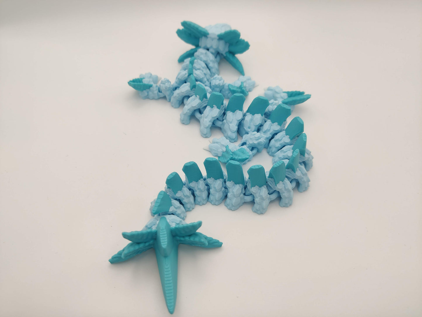 13" Axolotl Sea Dragon – 3D Printed Articulating Fidget Toy