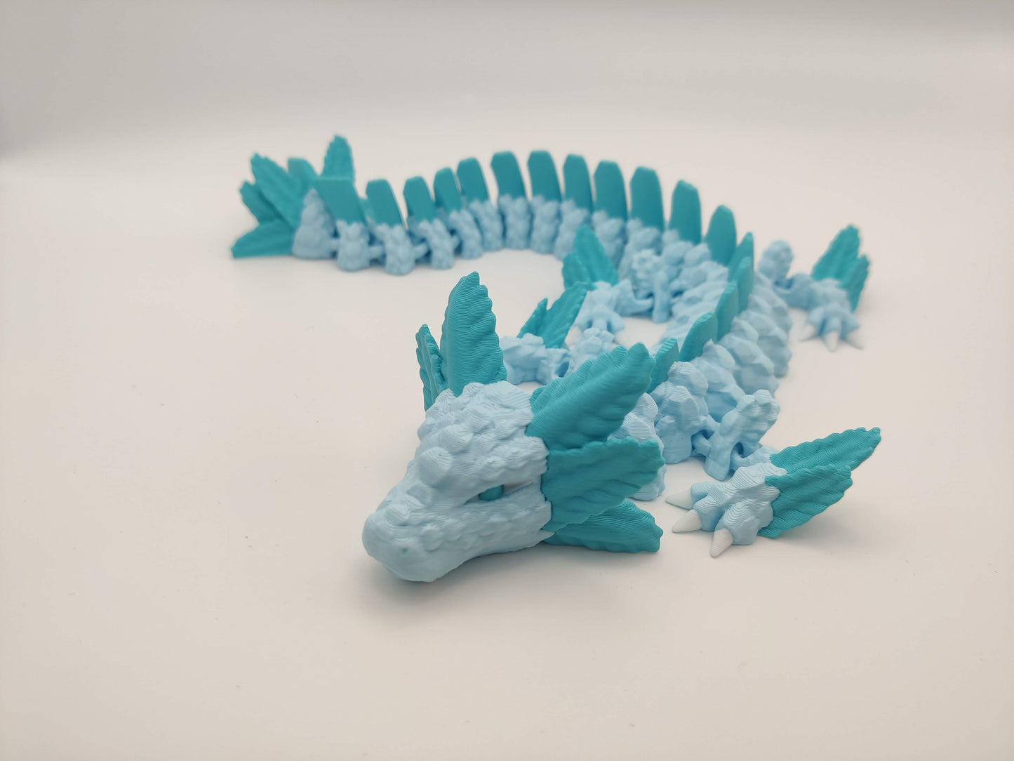 13" Axolotl Sea Dragon – 3D Printed Articulating Fidget Toy