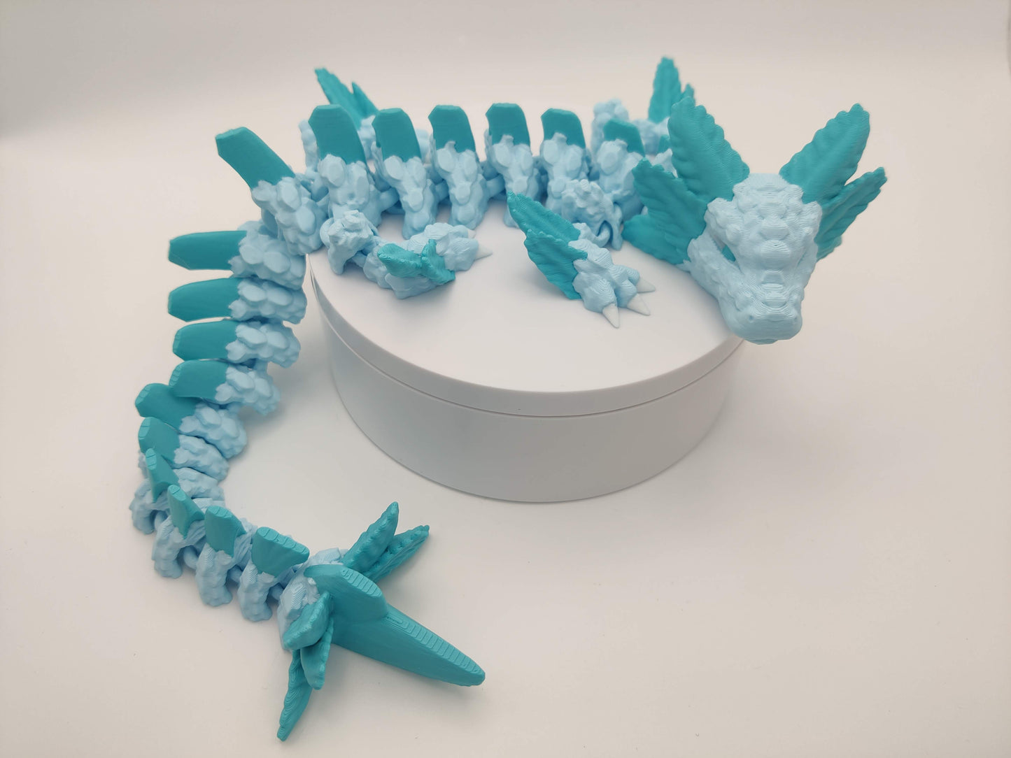 13" Axolotl Sea Dragon – 3D Printed Articulating Fidget Toy