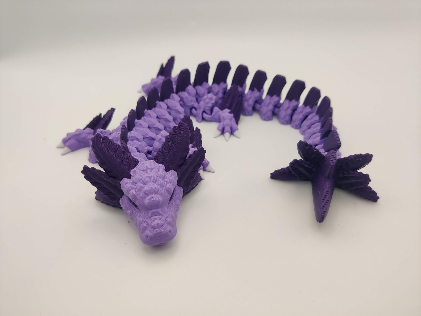 13" Axolotl Sea Dragon – 3D Printed Articulating Fidget Toy