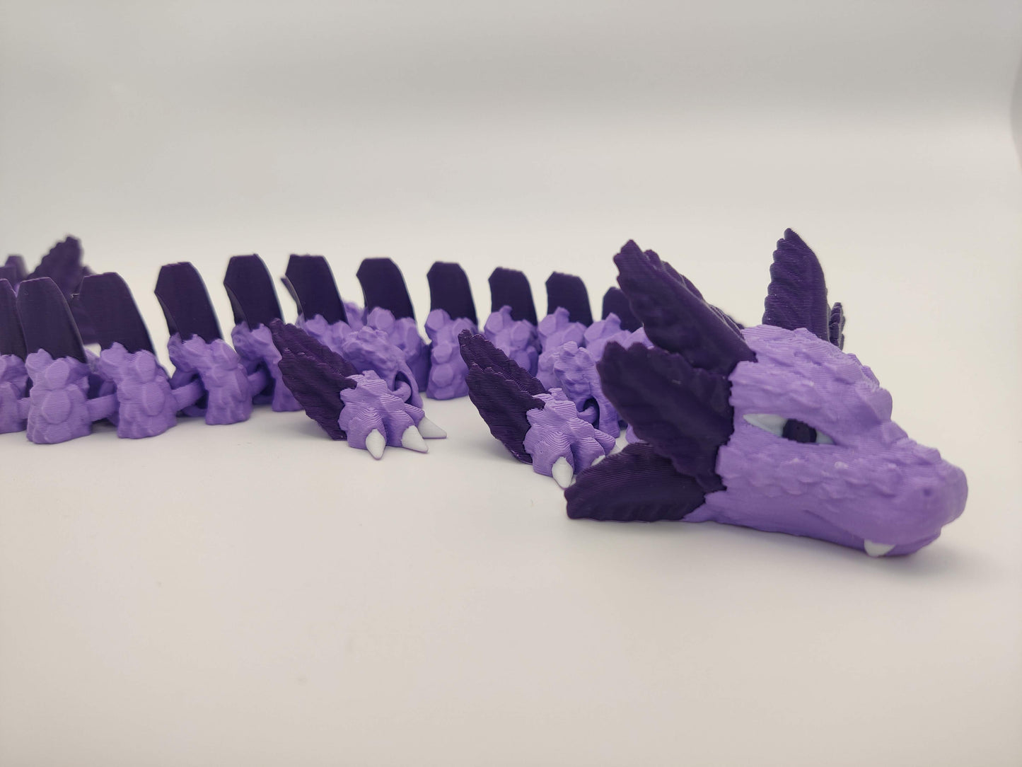 13" Axolotl Sea Dragon – 3D Printed Articulating Fidget Toy