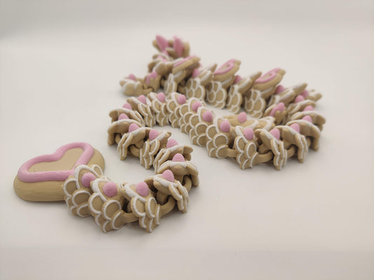 3D Printed Sugar Cookie Dragon – Articulating Fidget Toy