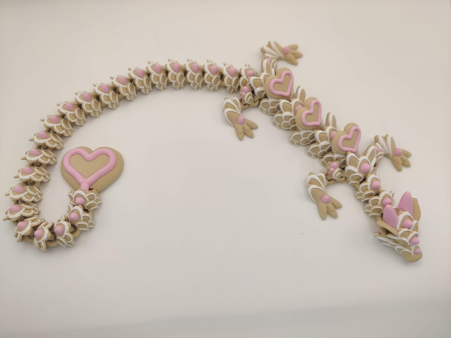 3D Printed Sugar Cookie Dragon – Articulating Fidget Toy