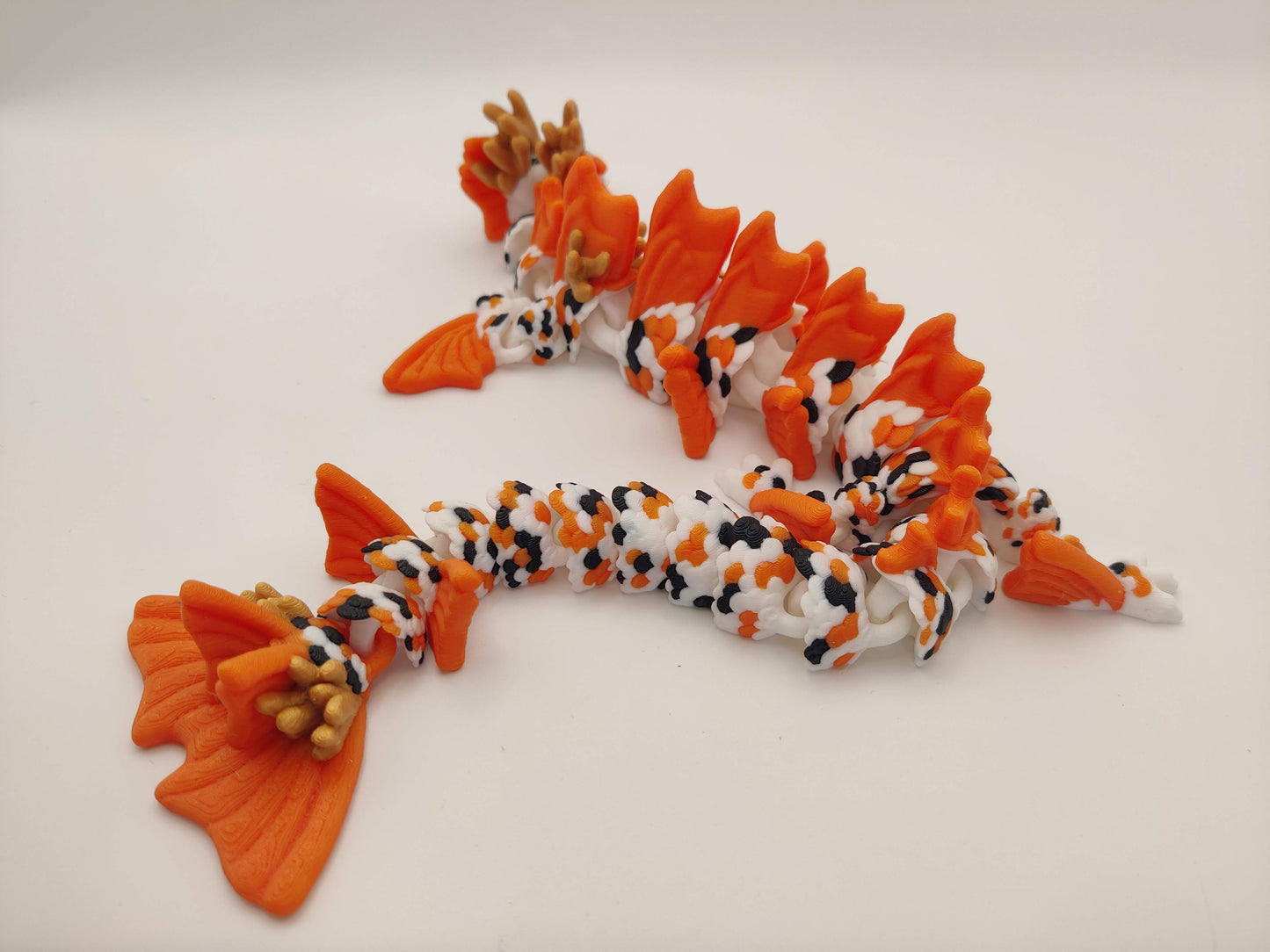 13.5" Koi Dragon - 3D Printed Articulating Dragon Flexi