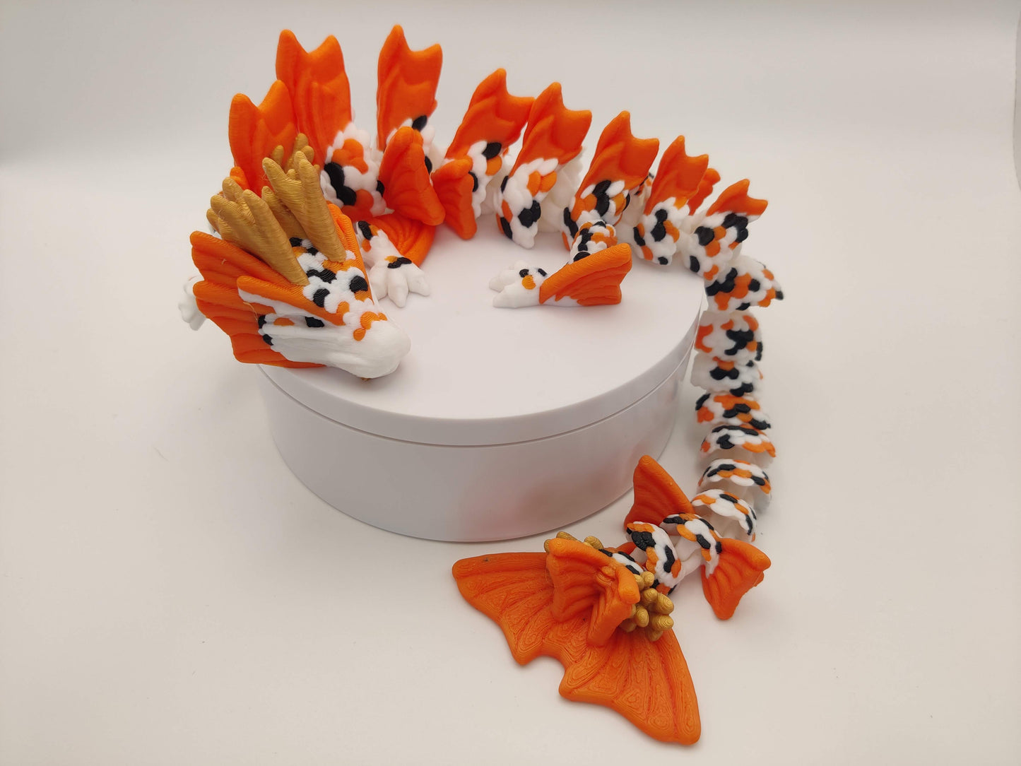 13.5" Koi Dragon - 3D Printed Articulating Dragon Flexi
