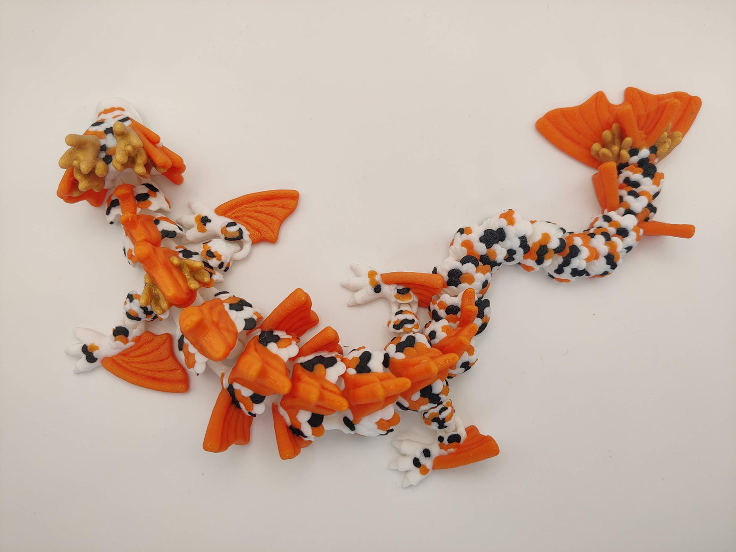 13.5" Koi Dragon - 3D Printed Articulating Dragon Flexi