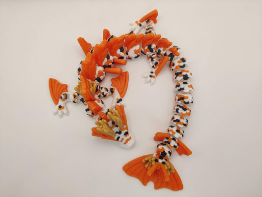 13.5" Koi Dragon - 3D Printed Articulating Dragon Flexi