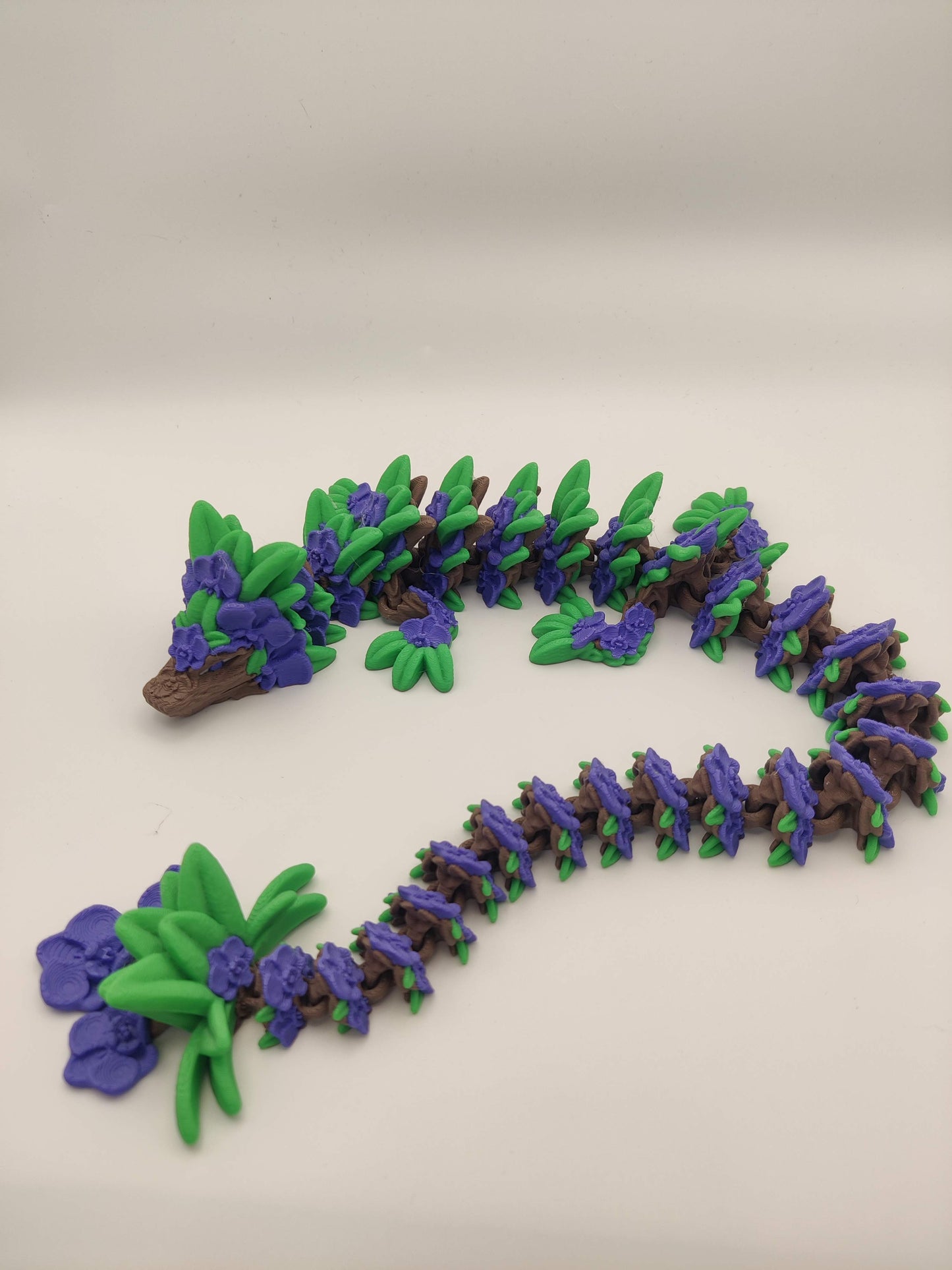 3D Printed Orchid Dragon - Articulating Fidget Toy