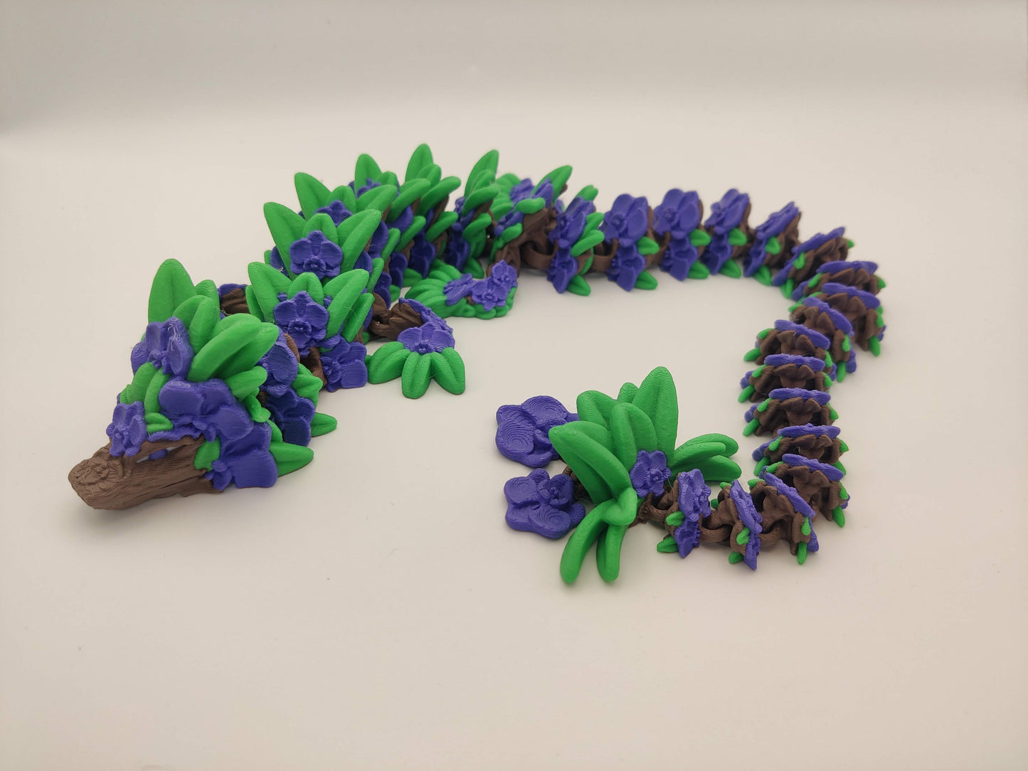 3D Printed Orchid Dragon - Articulating Fidget Toy