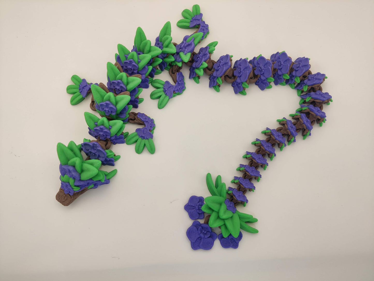 3D Printed Orchid Dragon - Articulating Fidget Toy