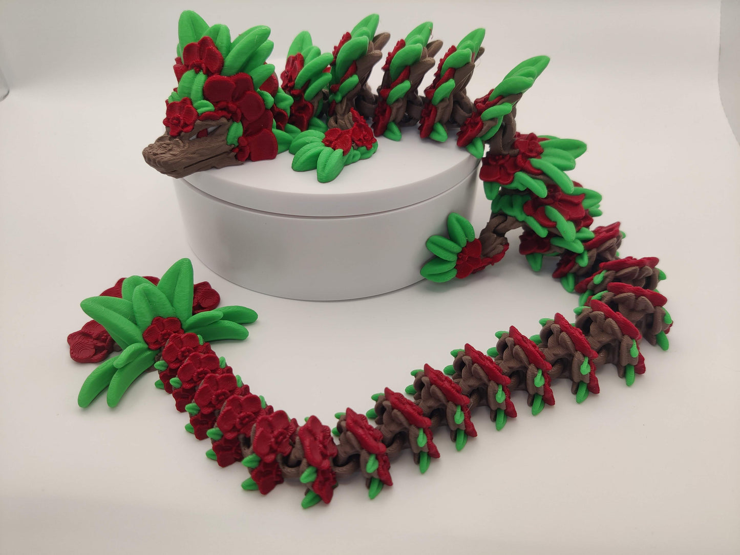 3D Printed Orchid Dragon - Articulating Fidget Toy