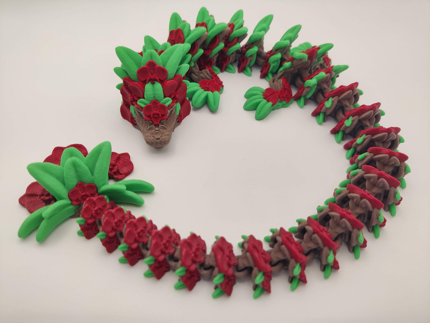 3D Printed Orchid Dragon - Articulating Fidget Toy