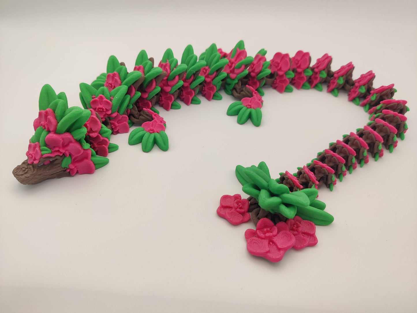3D Printed Orchid Dragon - Articulating Fidget Toy