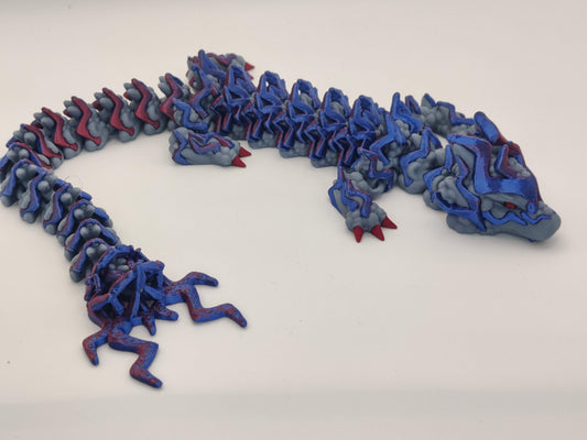 3D Printed Storm Dragon - Articulating Fidget Toy
