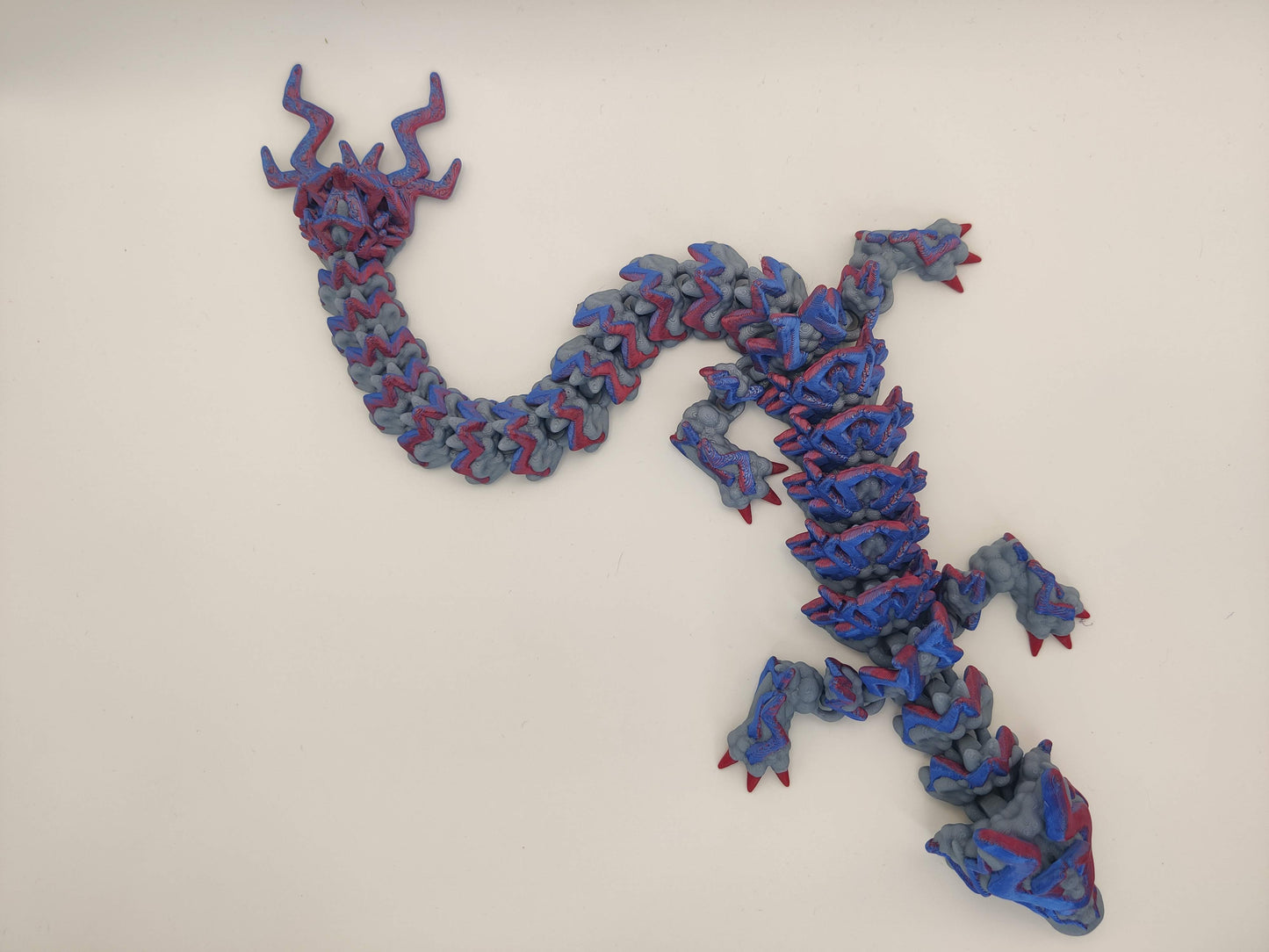 3D Printed Storm Dragon - Articulating Fidget Toy