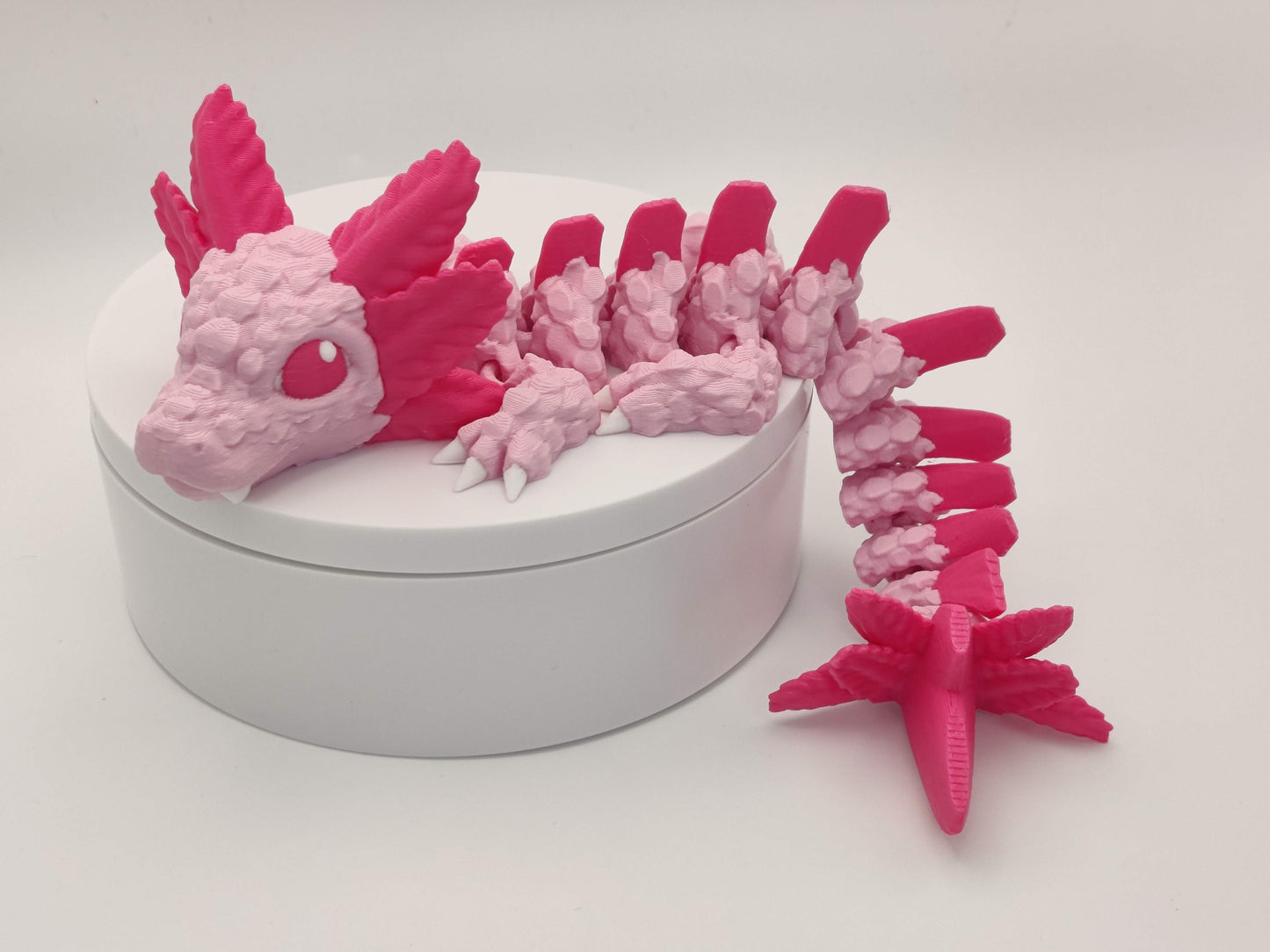 9" Baby Axolotl Sea Dragon – 3D Printed Articulating Fidget Toy