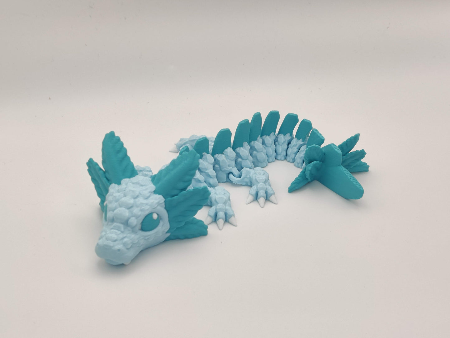 9" Baby Axolotl Sea Dragon – 3D Printed Articulating Fidget Toy