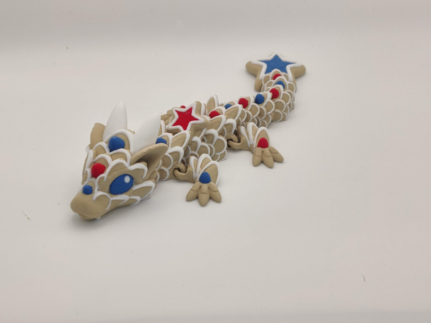 9" Baby Star Dragon - 3D Printed Articulating Dragon Flexi