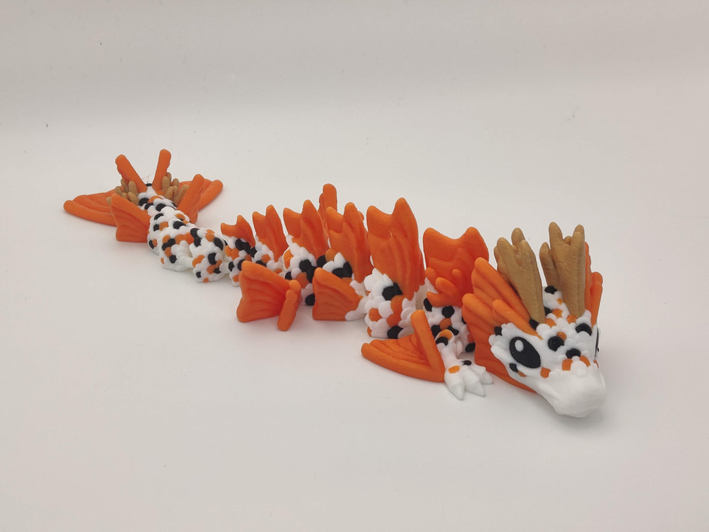 9" Baby Koi Fish Dragon – 3D Printed Articulated Dragon Toy