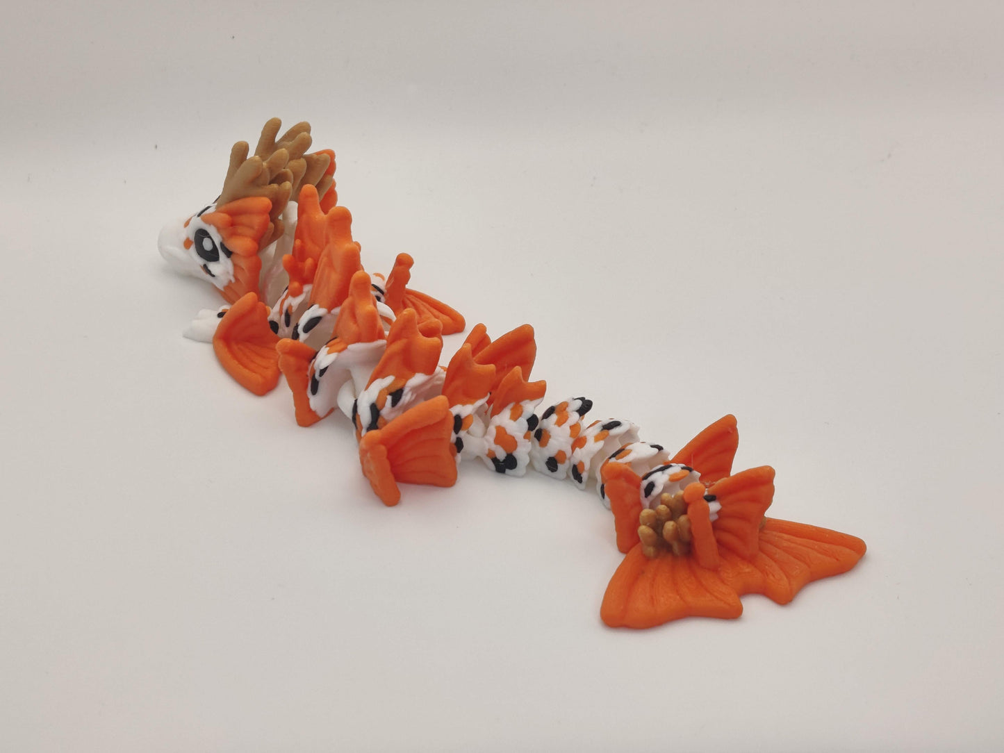 9" Baby Koi Fish Dragon – 3D Printed Articulated Dragon Toy