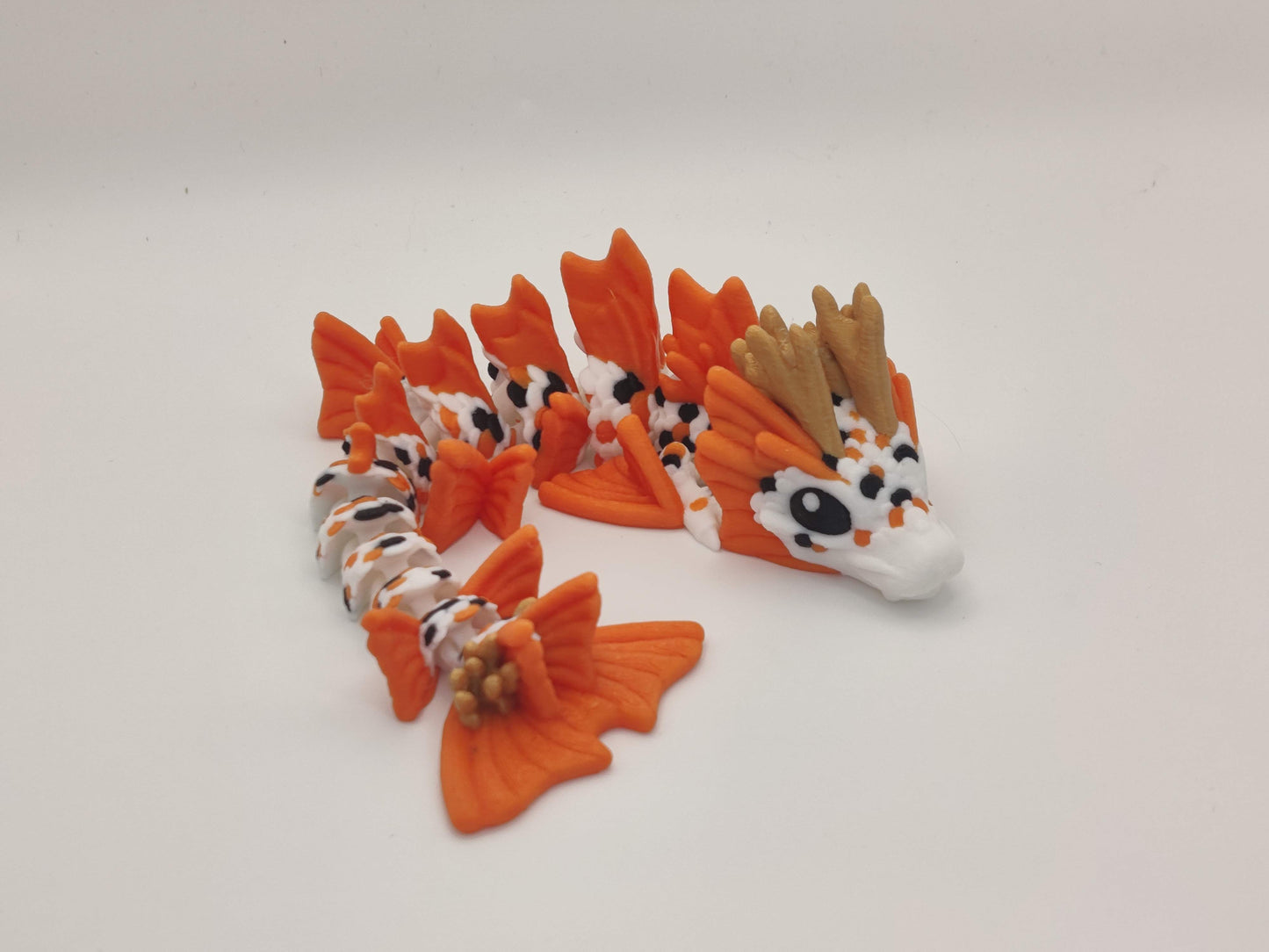 9" Baby Koi Fish Dragon – 3D Printed Articulated Dragon Toy