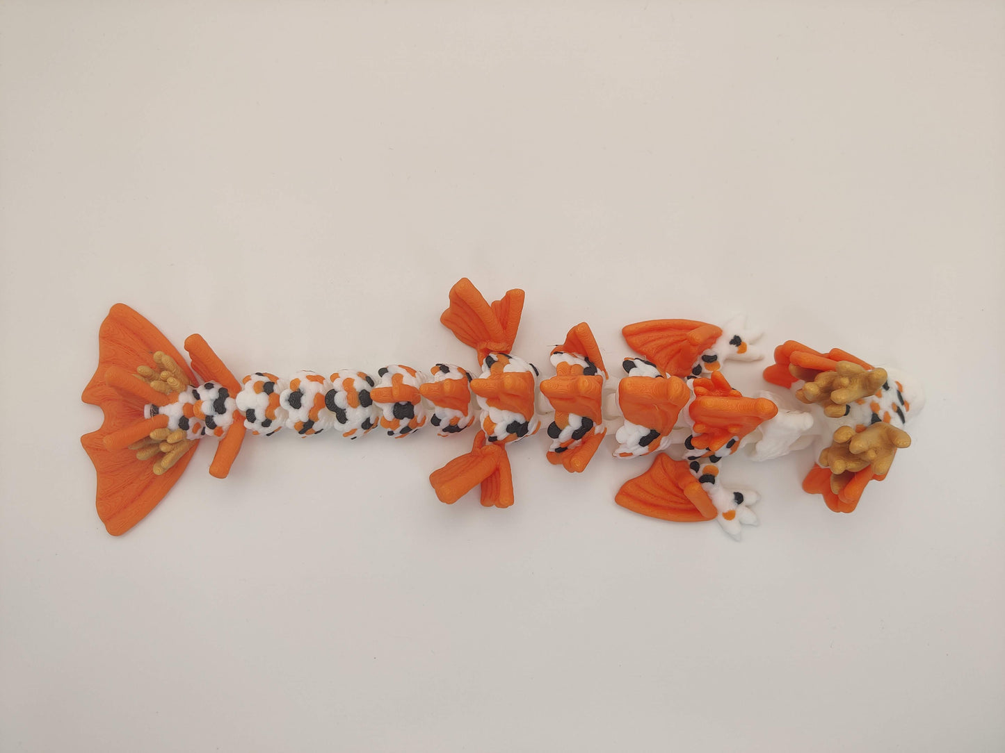 9" Baby Koi Fish Dragon – 3D Printed Articulated Dragon Toy