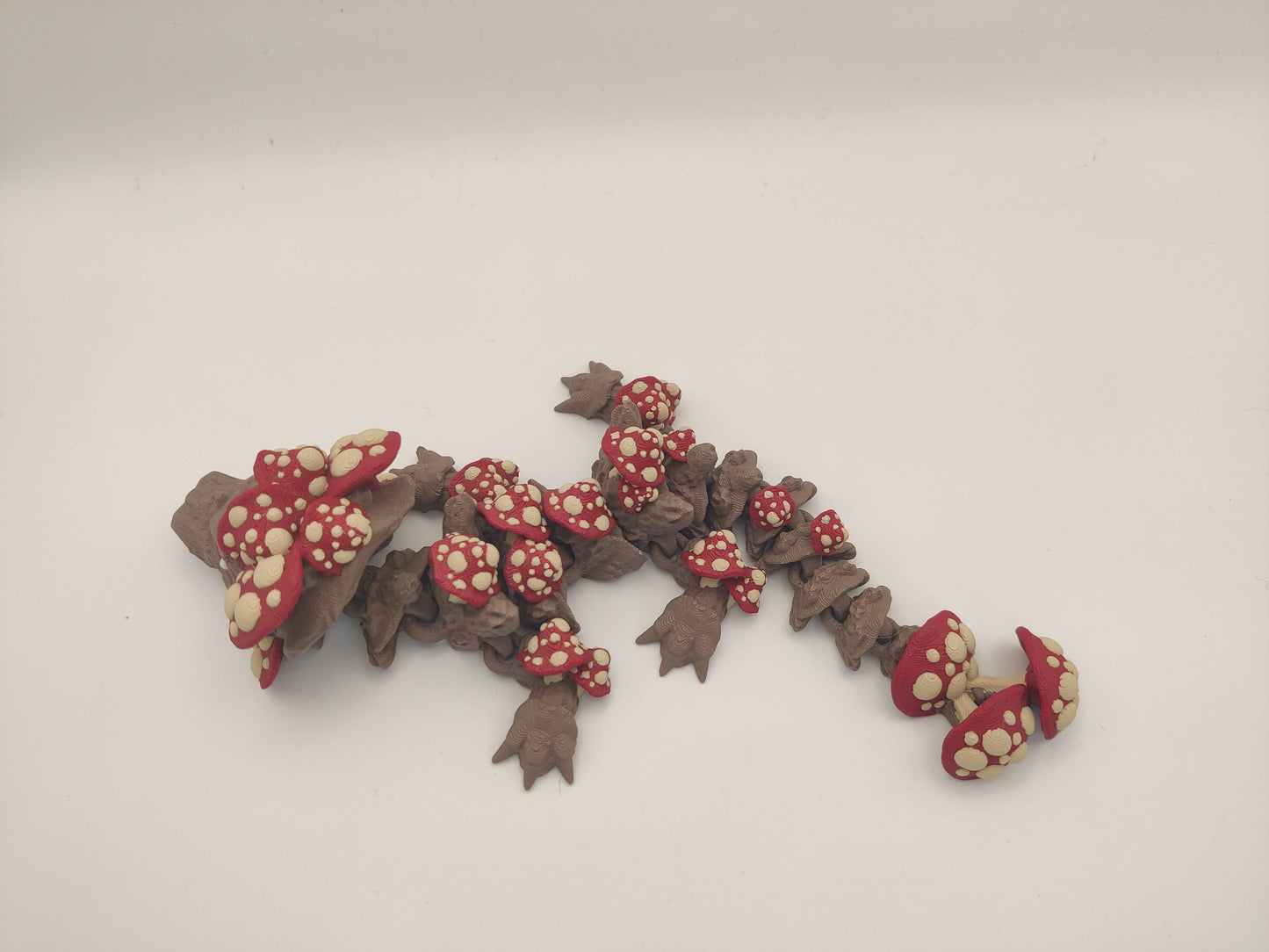 8.5" Baby Mushroom Dragon – 3D Printed Articulated Dragon Toy