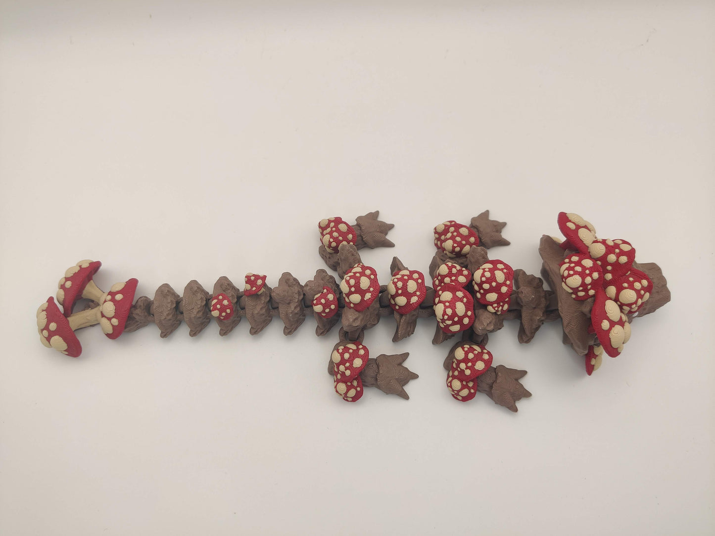 8.5" Baby Mushroom Dragon – 3D Printed Articulated Dragon Toy