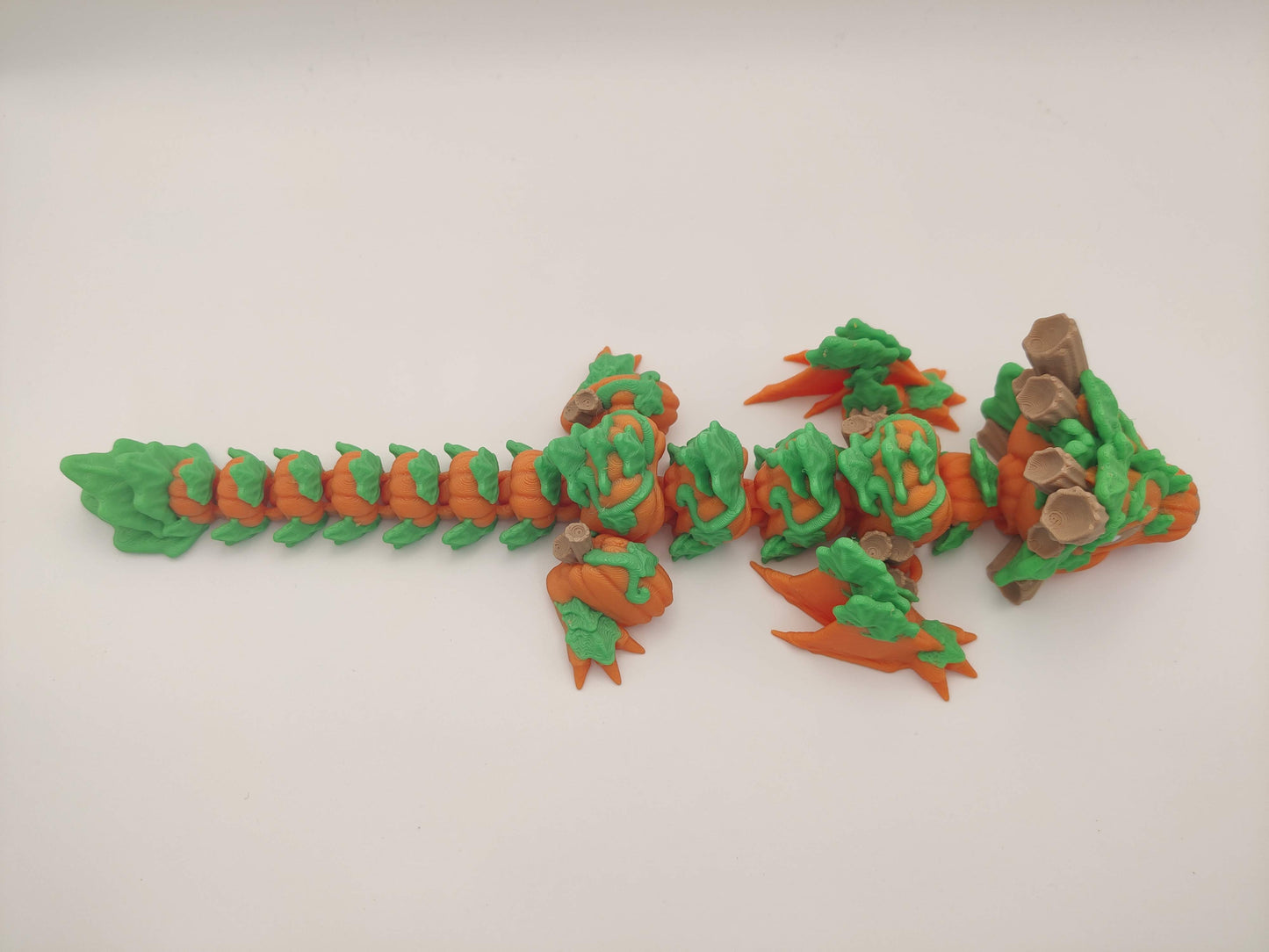 9.5" Baby Pumpkin Dragon – Articulating Fidget Toy