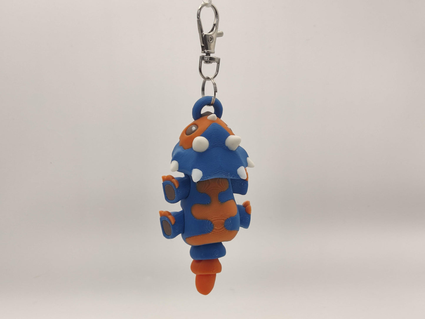 3D Printed Triceratops Dinosaur Keychain – Cute Prehistoric Dino Bag Charm