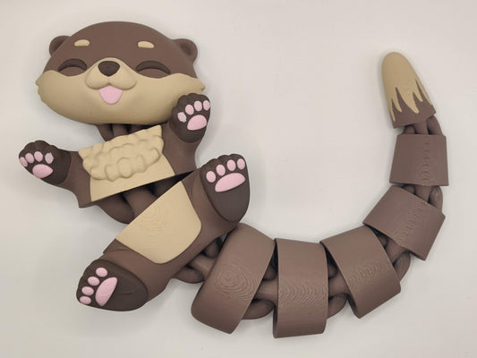 Otter Cuddler - 3D Printed Articulated Fidget