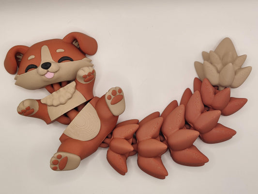 Dog Cuddler - 3D Printed Articulated Fidget