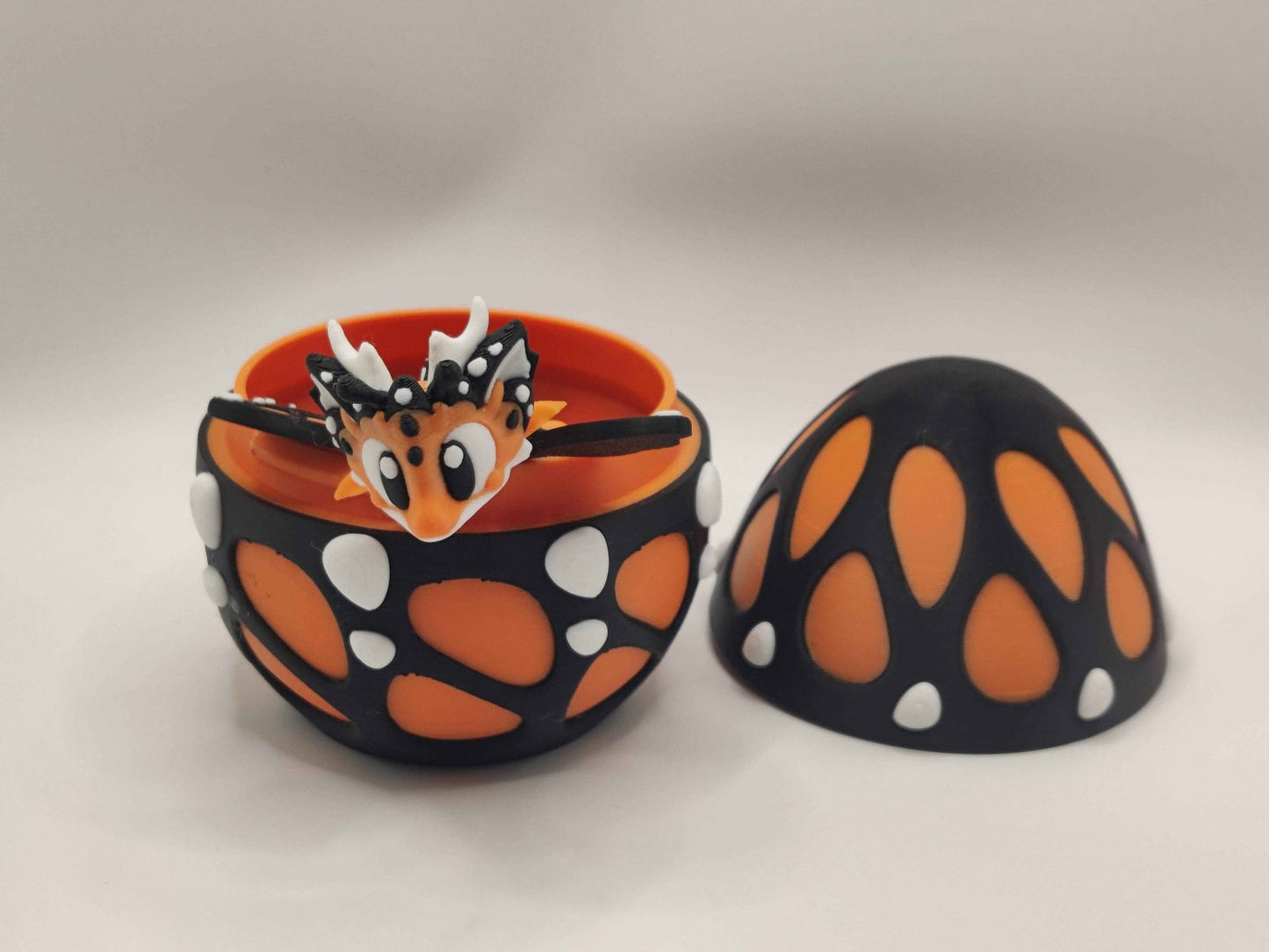 Butterfly Mini Dragon & Egg | Cute Fantasy Dragon | Whimsical Dragon Gift - ToyForge 3D