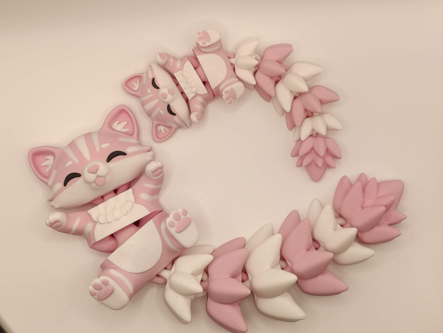 Cat Cuddler - 3D Printed Articulated Fidget - ToyForge 3D