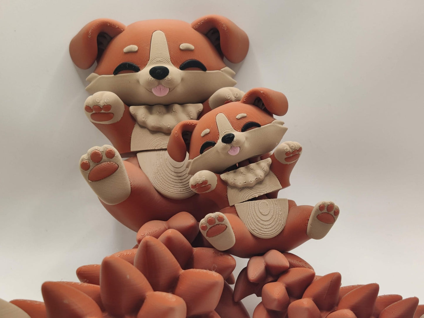 Dog Cuddler - 3D Printed Articulated Fidget - ToyForge 3D