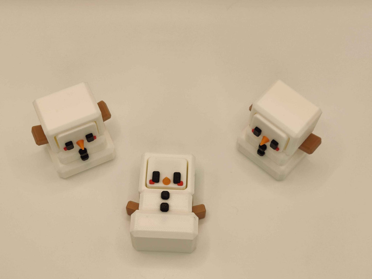 Snowman Clicker - 3D Printed Bit Clicks – Fidget Toy - ToyForge 3D