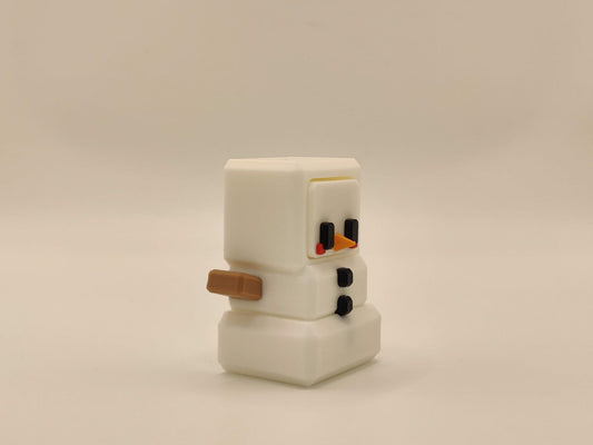 Snowman Clicker - 3D Printed Bit Clicks – Fidget Toy - ToyForge 3D