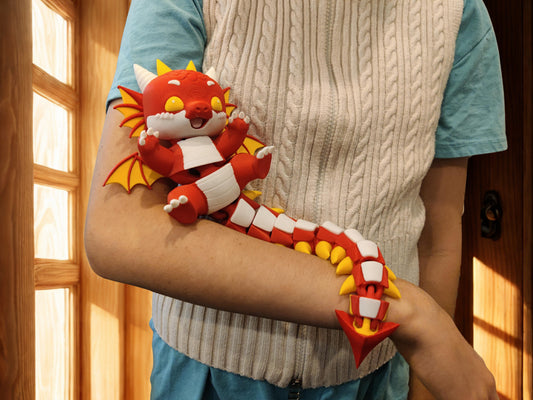 Dragon Cuddler - 3D Printed Articulated Fidget