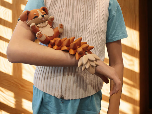 Dog Cuddler - 3D Printed Articulated Fidget