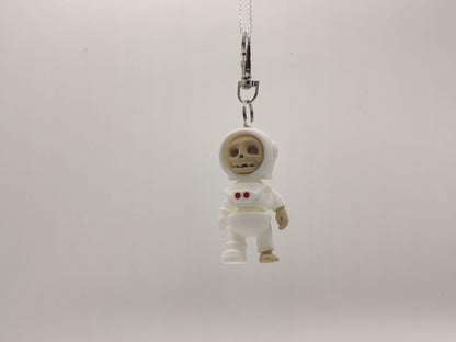 3D Printed Skelly Astronaut Keychain – Skeleton Space Explorer Charm - ToyForge 3D