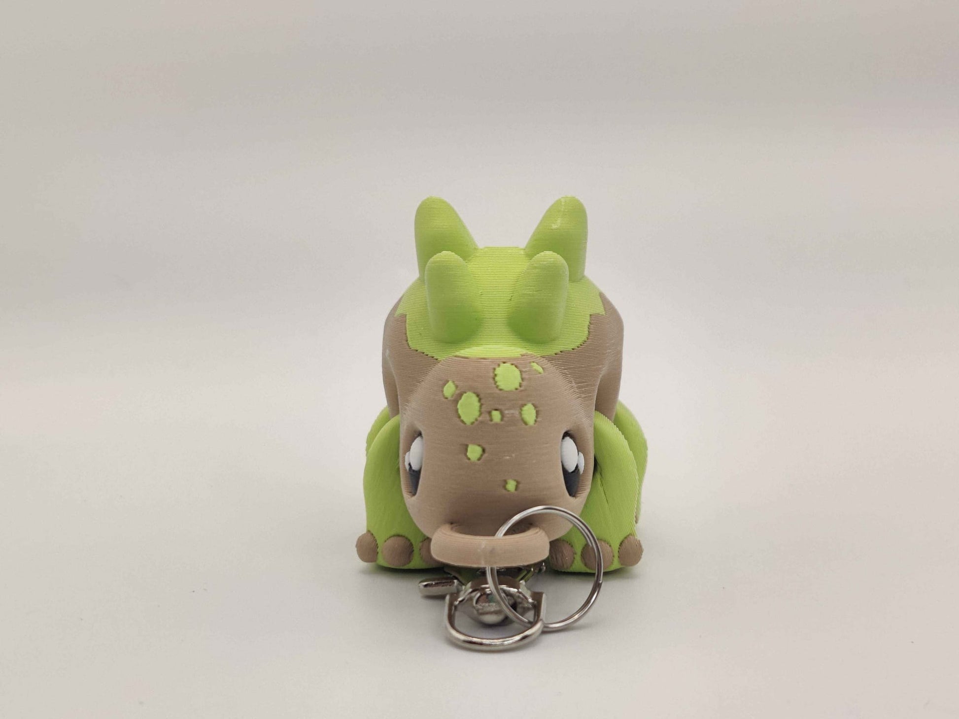 3D Printed Stegosaurus Dinosaur Keychain – Cute Articulated Dino Bag Charm - ToyForge 3D