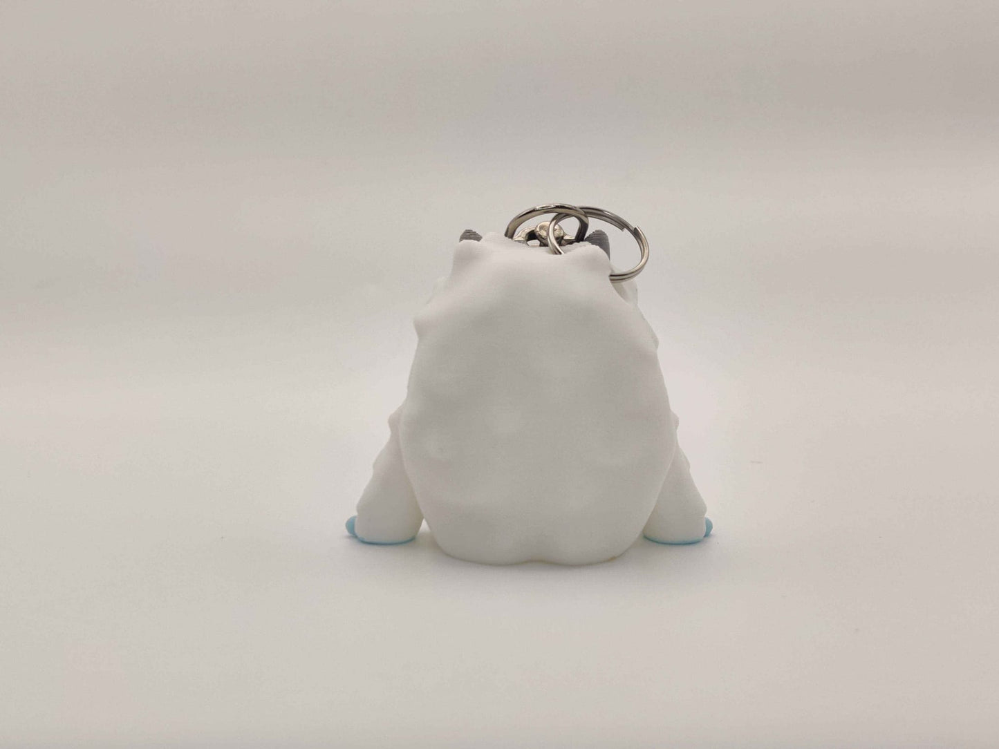 3D Printed Yeti Keychain – Cute Cryptid Keyring – Abominable Snowman Gift – Mythical Creature Bag Charm – Geeky Fantasy Accessory - ToyForge 3D